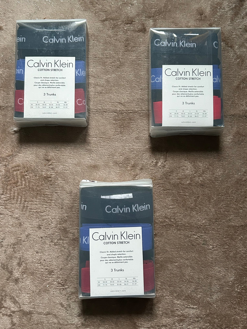 Calvin Klein 3 in 1 Boxers Medium X3 Large